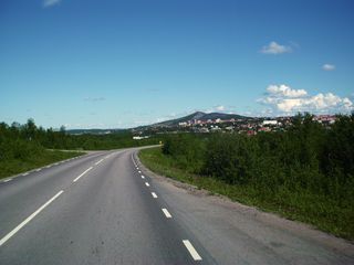 Kiruna in Sicht